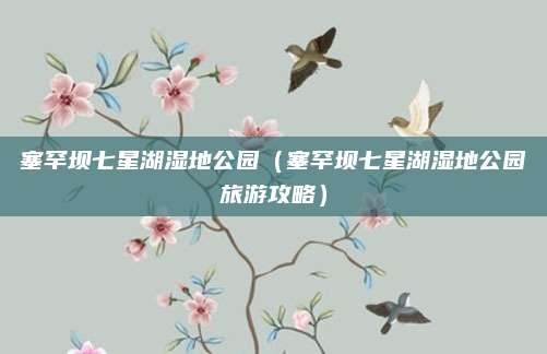 塞罕坝七星湖湿地公园(塞罕坝七星湖湿地公园旅游攻略)