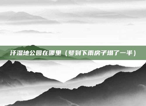 汗湿地公园在哪里(梦到下雨房子塌了一半)