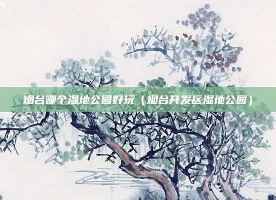 烟台哪个湿地公园好玩(烟台开发区湿地公园)