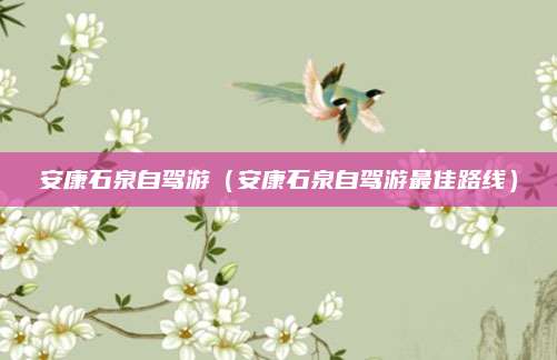 安康石泉自驾游(安康石泉自驾游最佳路线)
