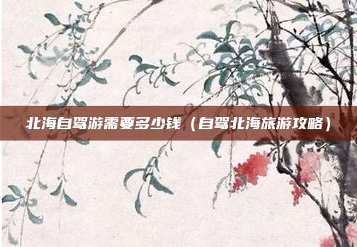 北海自驾游需要多少钱（自驾北海旅游攻略）
