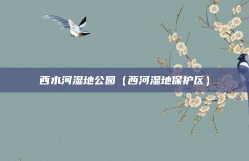 西水河湿地公园（西河湿地保护区）