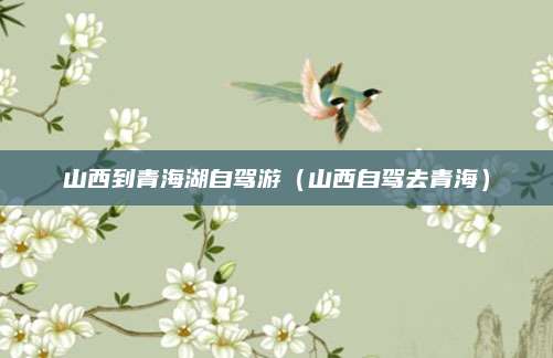 山西到青海湖自驾游（山西自驾去青海）