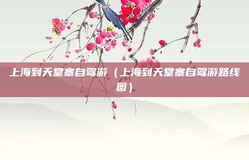上海到天堂寨自驾游(上海到天堂寨自驾游路线图)