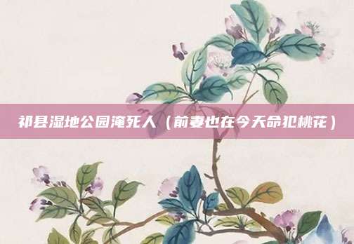 祁县湿地公园淹死人（前妻也在今天命犯桃花）