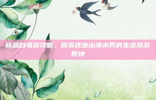 新昌自驾游攻略,探索这座山清水秀的生态旅游胜地
