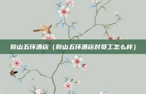 鞍山五环酒店（鞍山五环酒店对员工怎么样）