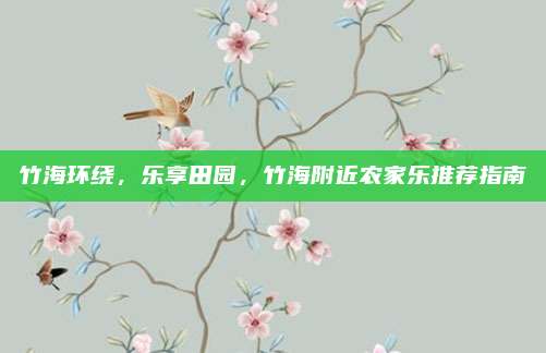 竹海环绕，乐享田园，竹海附近农家乐推荐指南