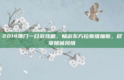 2014澳门一日游攻略，畅游东方拉斯维加斯，尽享赌城风情