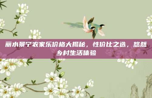 丽水景宁农家乐价格大揭秘,性价比之选,悠然乡村生活体验