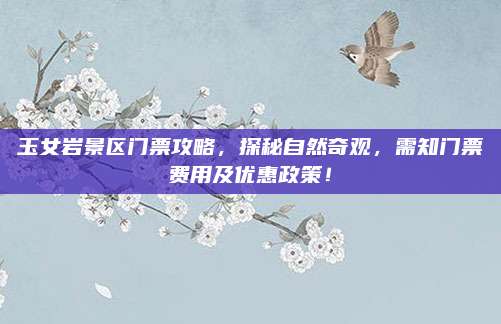 玉女岩景区门票攻略,探秘自然奇观,需知门票费用及优惠政策!