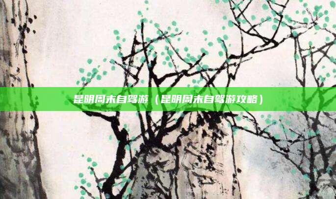 昆明周末自驾游（昆明周末自驾游攻略）
