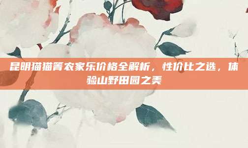 昆明猫猫箐农家乐价格全解析,性价比之选,体验山野田园之美