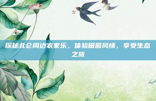 探秘北仑周边农家乐,体验田园风情,享受生态之旅