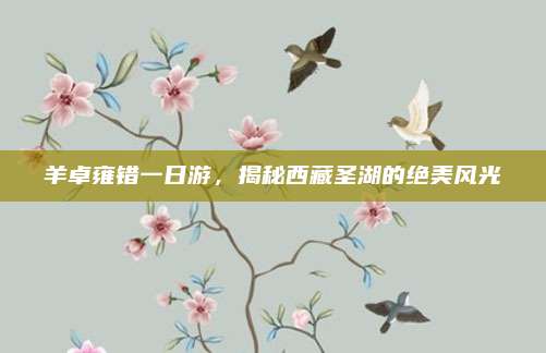 羊卓雍错一日游，揭秘西藏圣湖的绝美风光