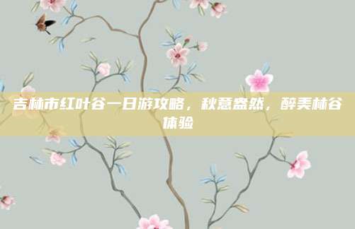 吉林市红叶谷一日游攻略，秋意盎然，醉美林谷体验