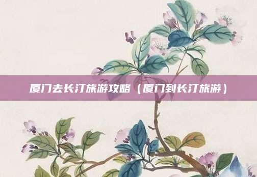 厦门去长汀旅游攻略（厦门到长汀旅游）