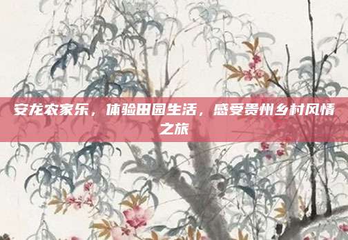 安龙农家乐,体验田园生活,感受贵州乡村风情之旅