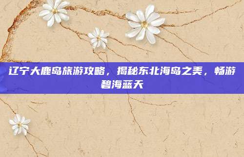 辽宁大鹿岛旅游攻略,揭秘东北海岛之美,畅游碧海蓝天