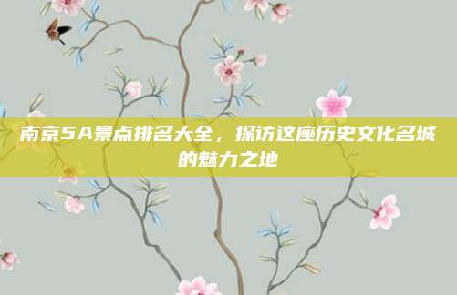 南京5A景点排名大全，探访这座历史文化名城的魅力之地