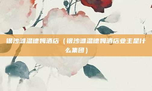 银沙滩温德姆酒店（银沙滩温德姆酒店业主是什么集团）