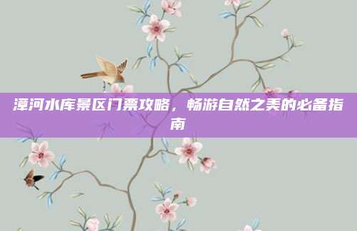 漳河水库景区门票攻略，畅游自然之美的必备指南