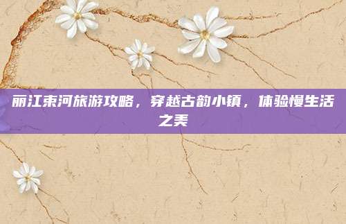 丽江束河旅游攻略,穿越古韵小镇,体验慢生活之美