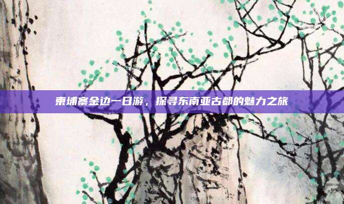 柬埔寨金边一日游，探寻东南亚古都的魅力之旅