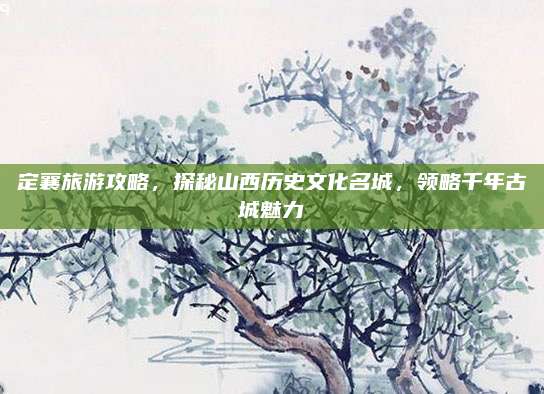 定襄旅游攻略,探秘山西历史文化名城,领略千年古城魅力