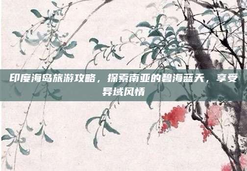 印度海岛旅游攻略,探索南亚的碧海蓝天,享受异域风情