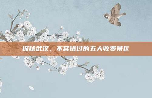 探秘武汉，不容错过的五大收费景区