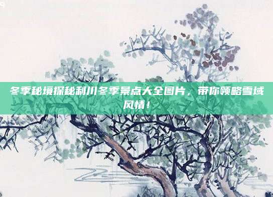 冬季秘境探秘利川冬季景点大全图片，带你领略雪域风情！