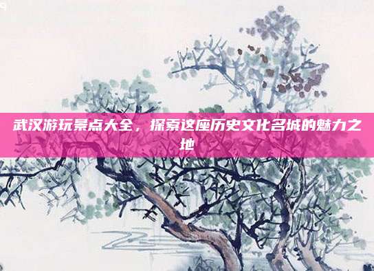 武汉游玩景点大全,探索这座历史文化名城的魅力之地