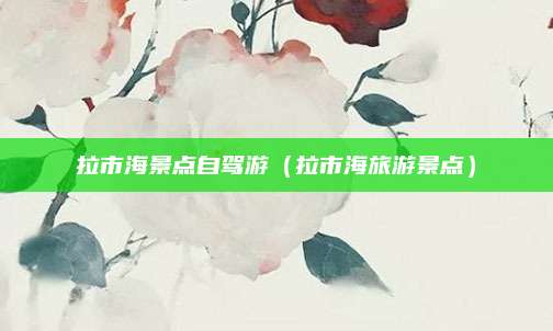 拉市海景点自驾游（拉市海旅游景点）