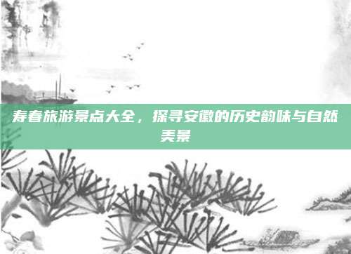 寿春旅游景点大全,探寻安徽的历史韵味与自然美景