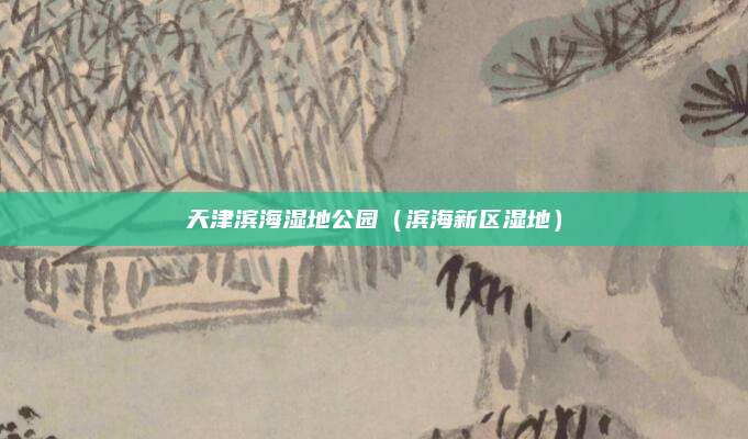 天津滨海湿地公园（滨海新区湿地）