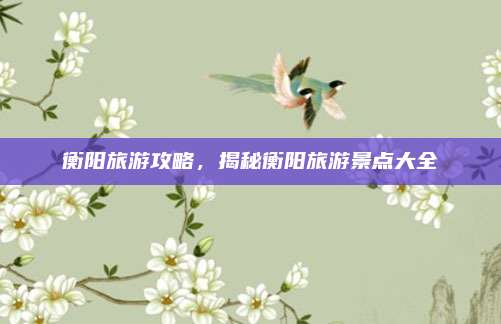 衡阳旅游攻略，揭秘衡阳旅游景点大全