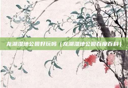 龙湖湿地公园好玩吗（龙湖湿地公园百度百科）