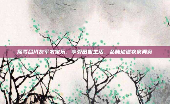 探寻合川友军农家乐，享受田园生活，品味地道农家美食