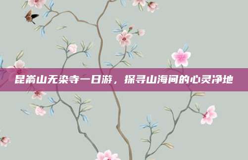 昆嵛山无染寺一日游,探寻山海间的心灵净地