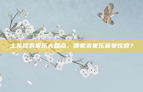 土龙路农家乐大盘点,哪家农家乐最受欢迎?