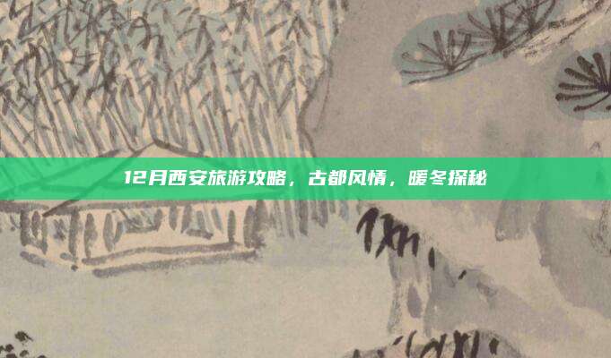 12月西安旅游攻略,古都风情,暖冬探秘