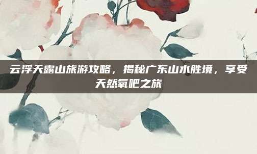 云浮天露山旅游攻略,揭秘广东山水胜境,享受天然氧吧之旅