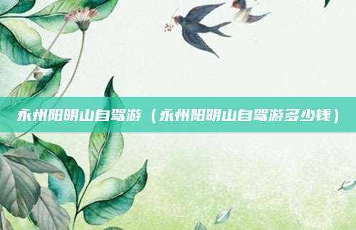 永州阳明山自驾游（永州阳明山自驾游多少钱）