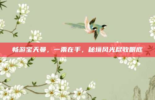畅游宝天曼，一票在手，秘境风光尽收眼底