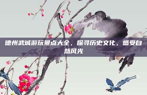 德州武城游玩景点大全,探寻历史文化,感受自然风光