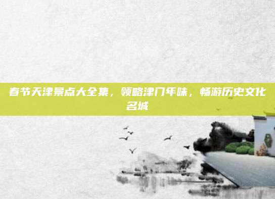 春节天津景点大全集,领略津门年味,畅游历史文化名城