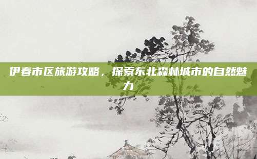 伊春市区旅游攻略，探索东北森林城市的自然魅力