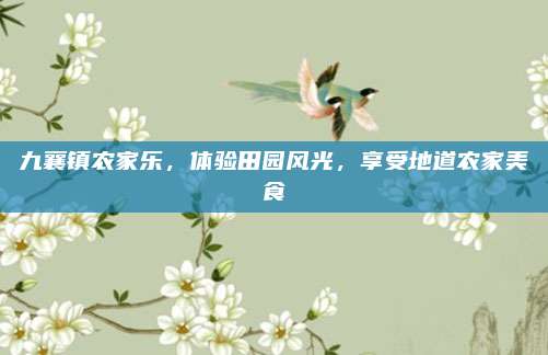 九襄镇农家乐,体验田园风光,享受地道农家美食
