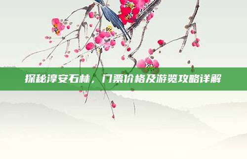 探秘淳安石林,门票价格及游览攻略详解